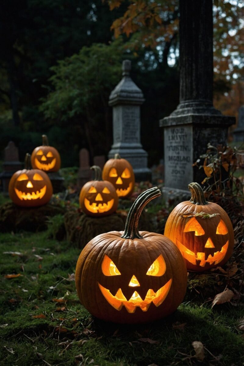 Spooky Graveyard Tableau ()