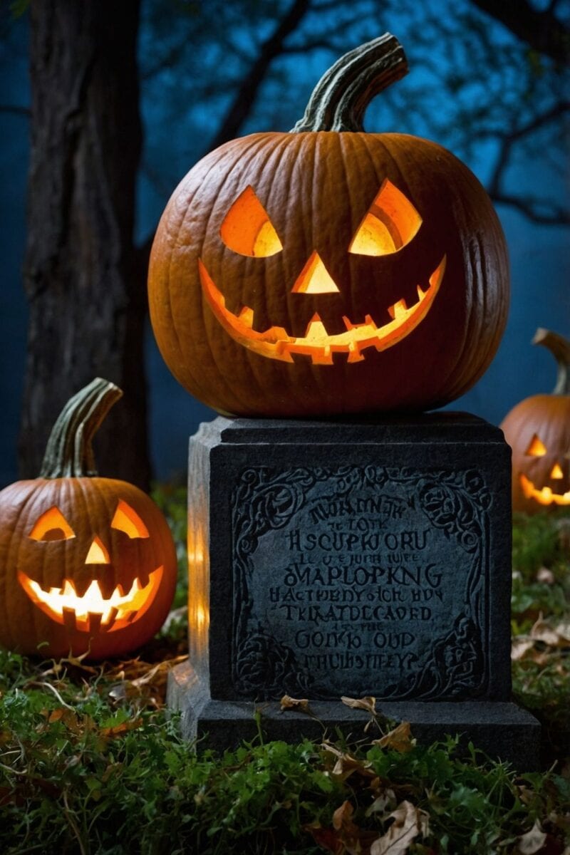 Spooky Graveyard Tableau ()