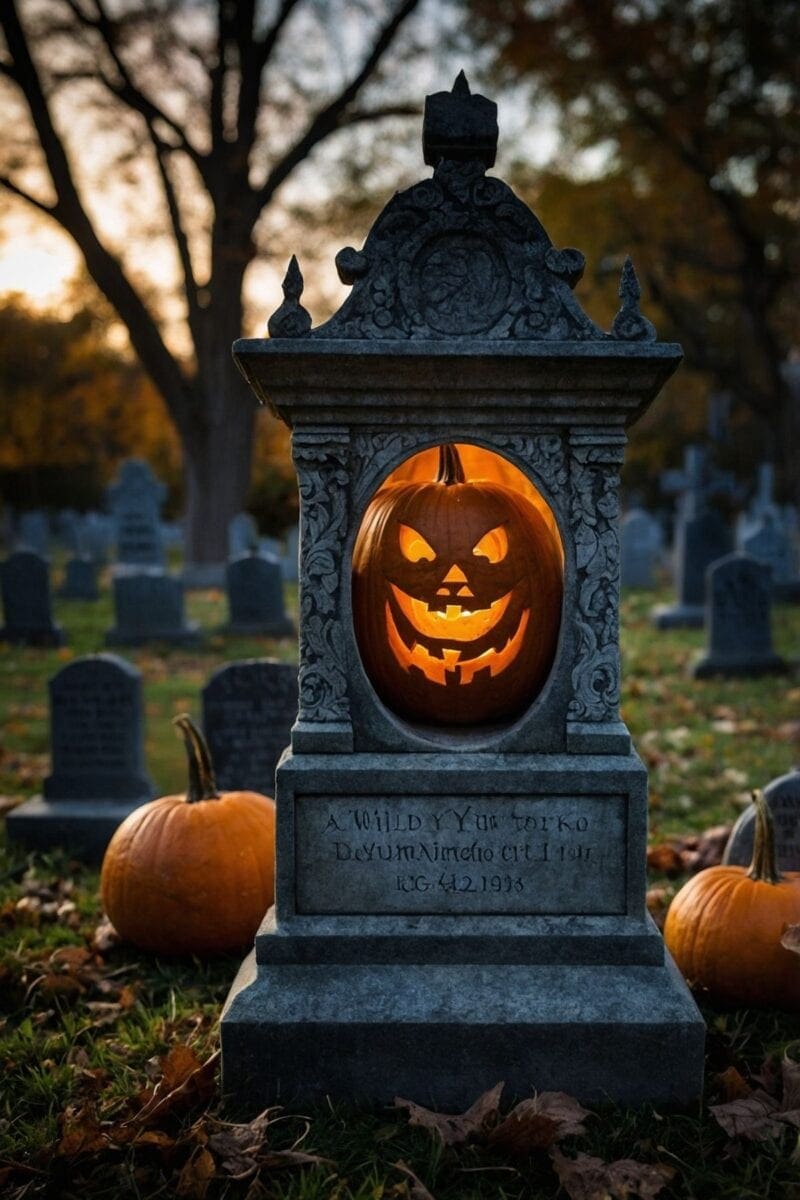 Spooky Graveyard Tableau ()