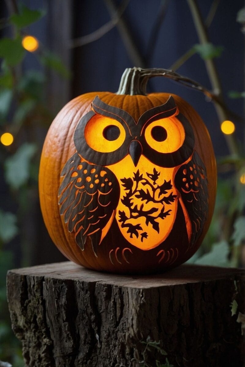 Owl on a Branch ()