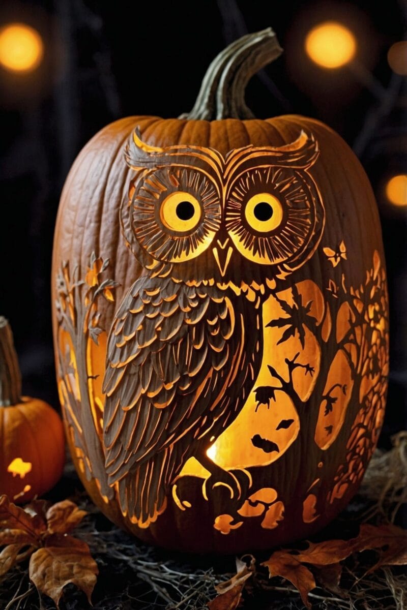 Owl on a Branch ()