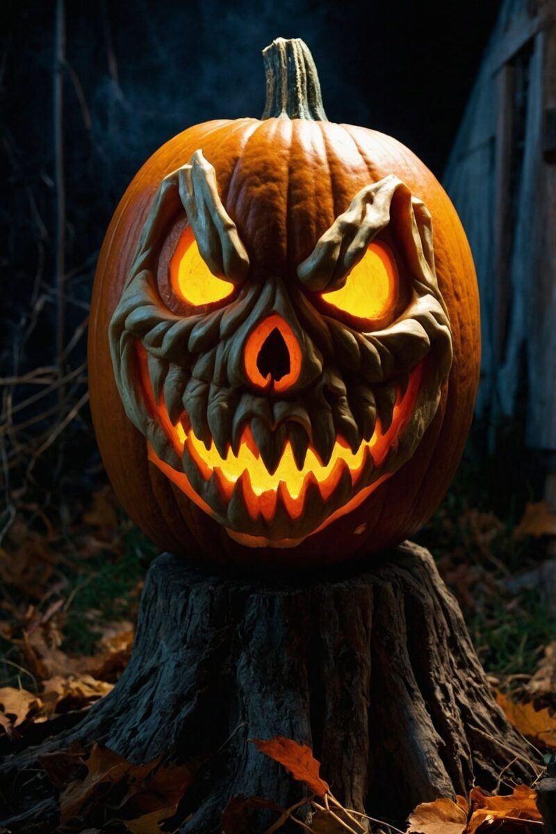 Grinning Ghoul Face ()