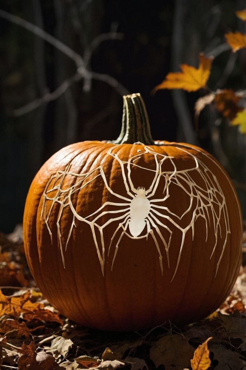 Spooky Spider Web ()