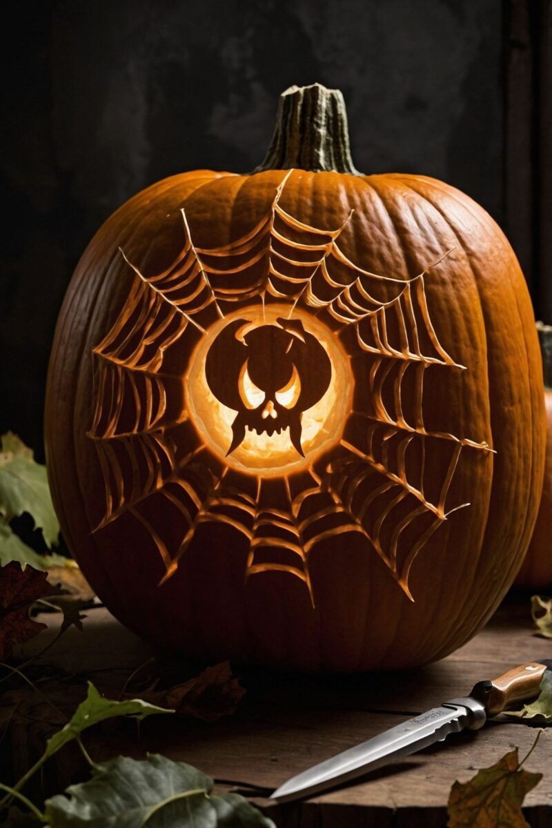 Spooky Spider Web ()