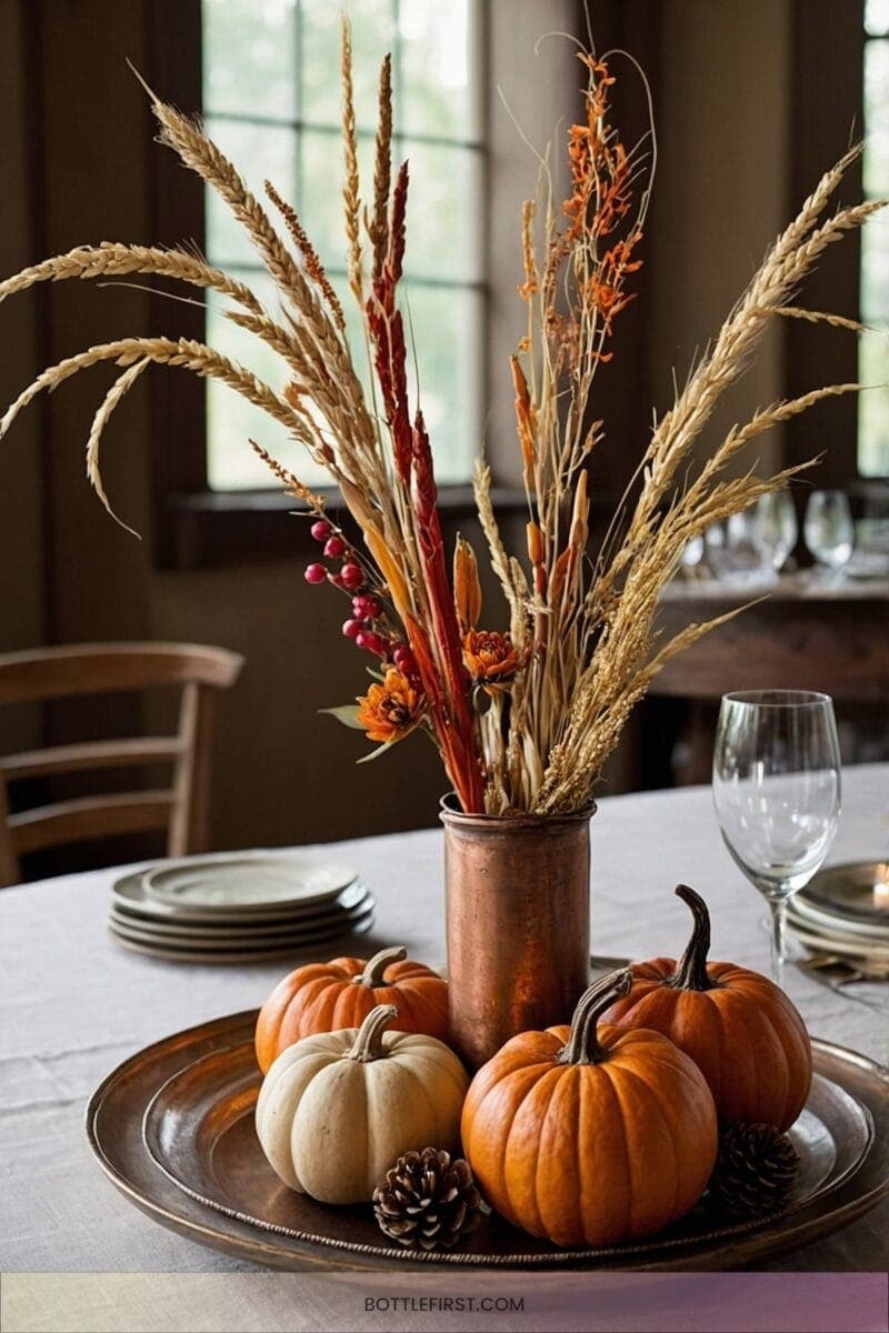 Harvest Themed Centerpieces ()