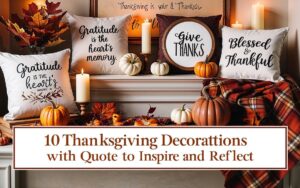 Thanksgiving Decorations with Quotes to Inspire and Reflect