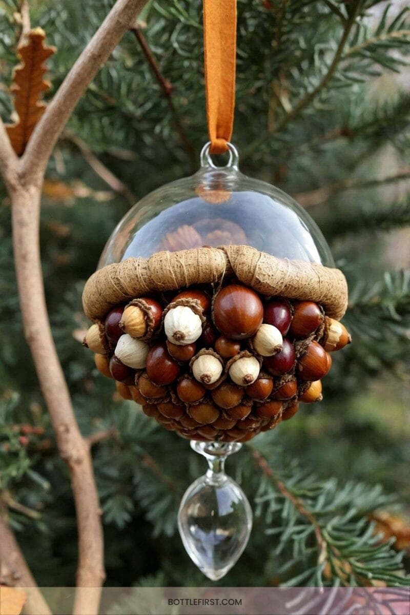 10. Acorn Wine Glass Charms 2