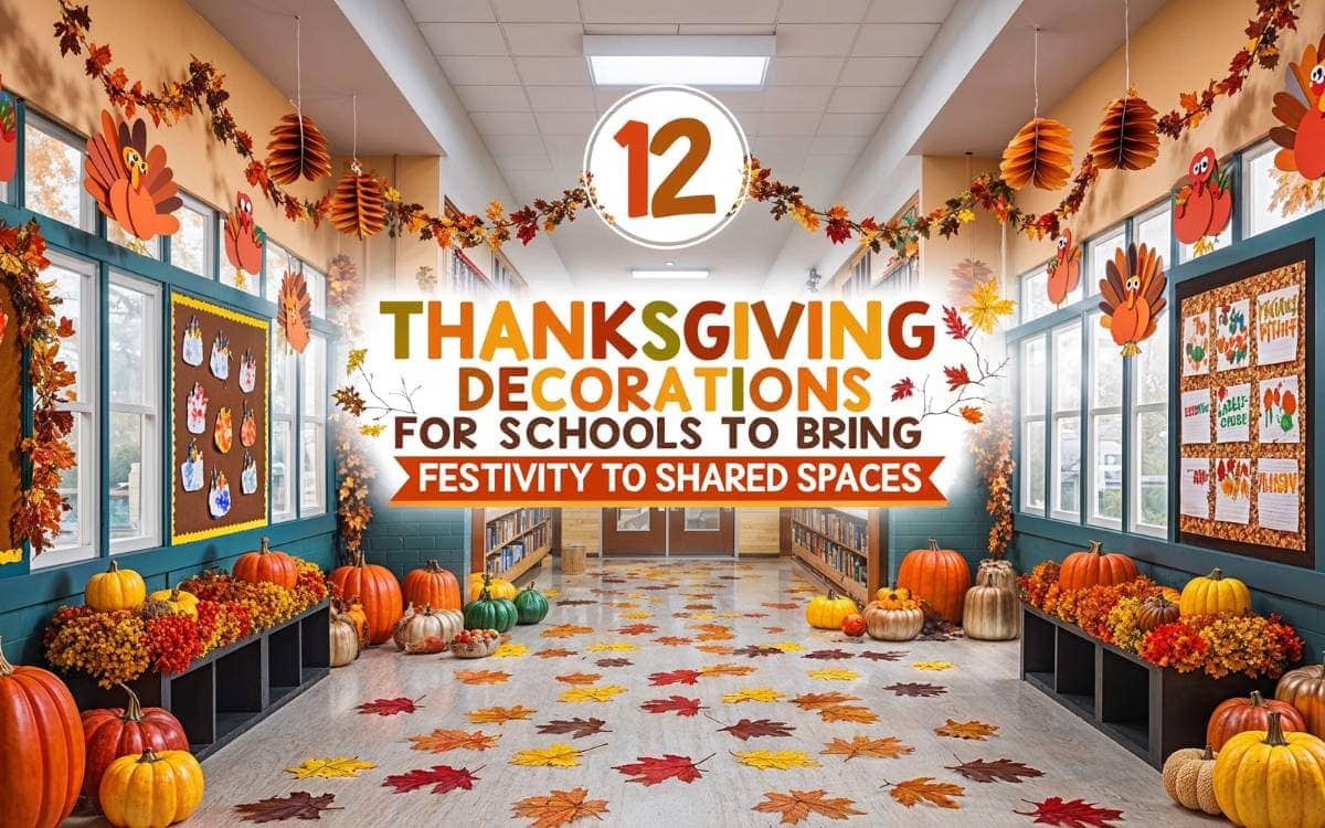 Thanksgiving Decorations for Schools to Bring Festivity to Shared Spaces