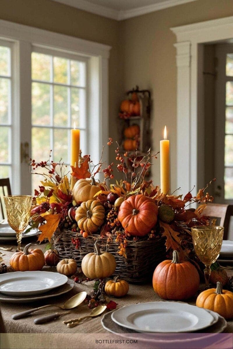 thanksgiving ideas decorating fall table - 23