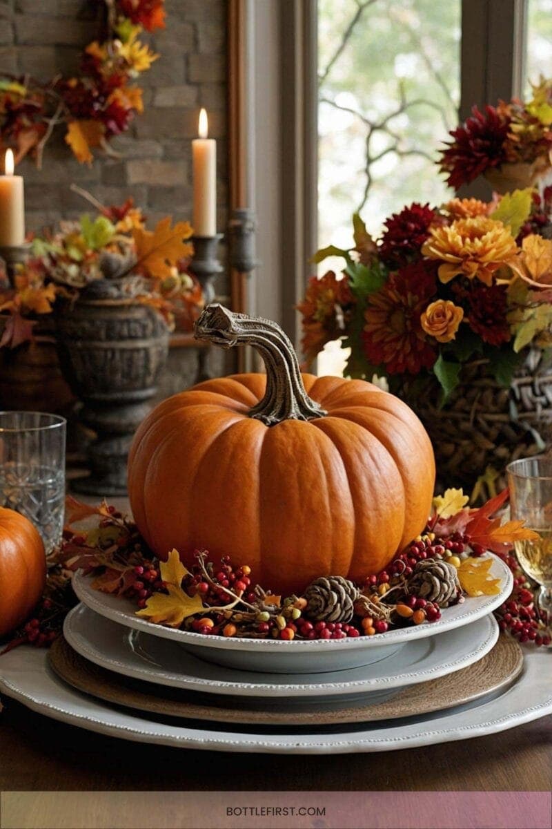 thanksgiving ideas decorating fall table - 24