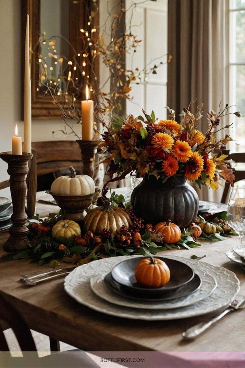 thanksgiving ideas decorating fall table - 28