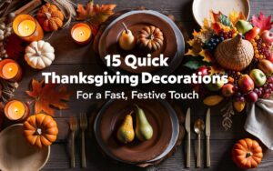 Quick Thanksgiving Decorations for a Fast Festive Touch