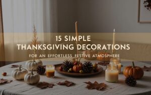 15 Simple Thanksgiving Decorations for an Effortless Festive Atmosphere