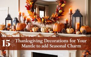 15 Thanksgiving Decorations for Your Mantle to Add Seasonal Charm
