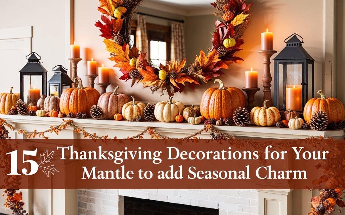 15 Thanksgiving Decorations for Your Mantle to Add Seasonal Charm