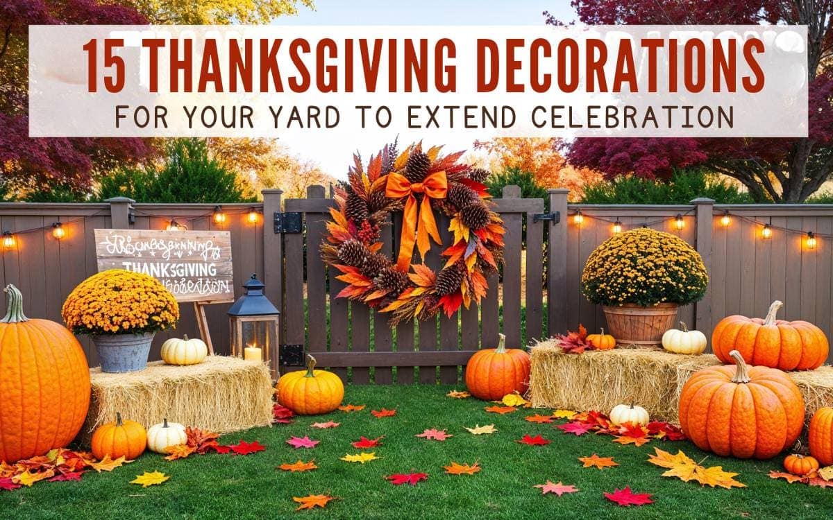 Thanksgiving Decorations for Your Yard to Extend the Celebration