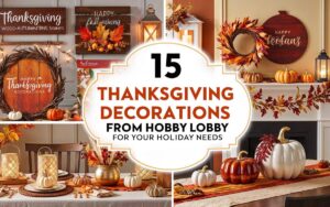 Thanksgiving Decorations from Hobby Lobby for Your Holiday Needs