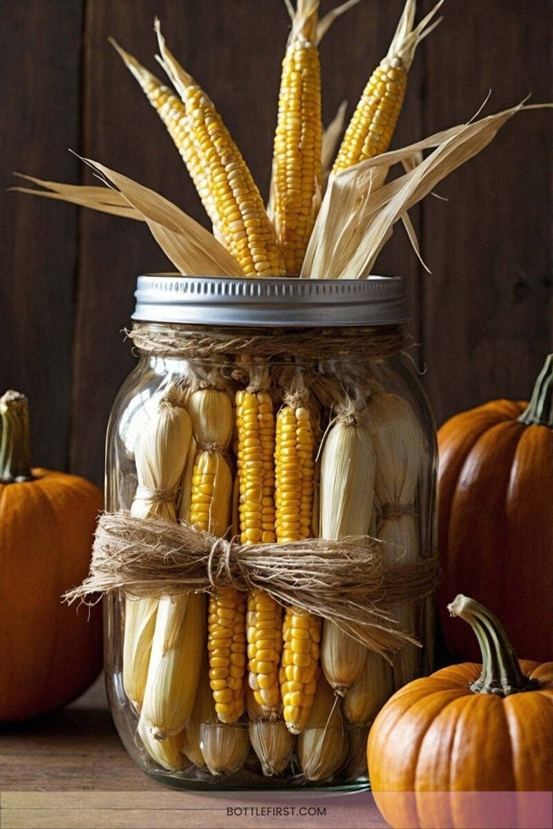 16. Corn Husk Wrapped Jars 1