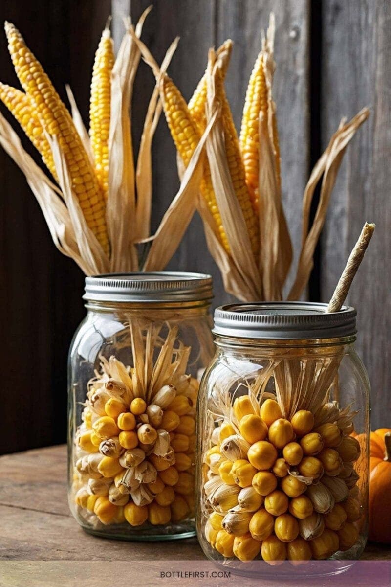 16. Corn Husk Wrapped Jars 2