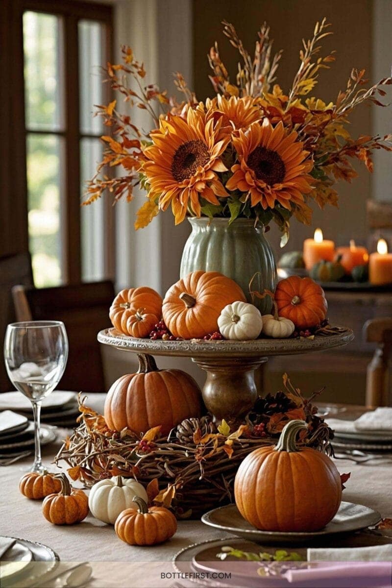 thanksgiving ideas decorating fall table - 31