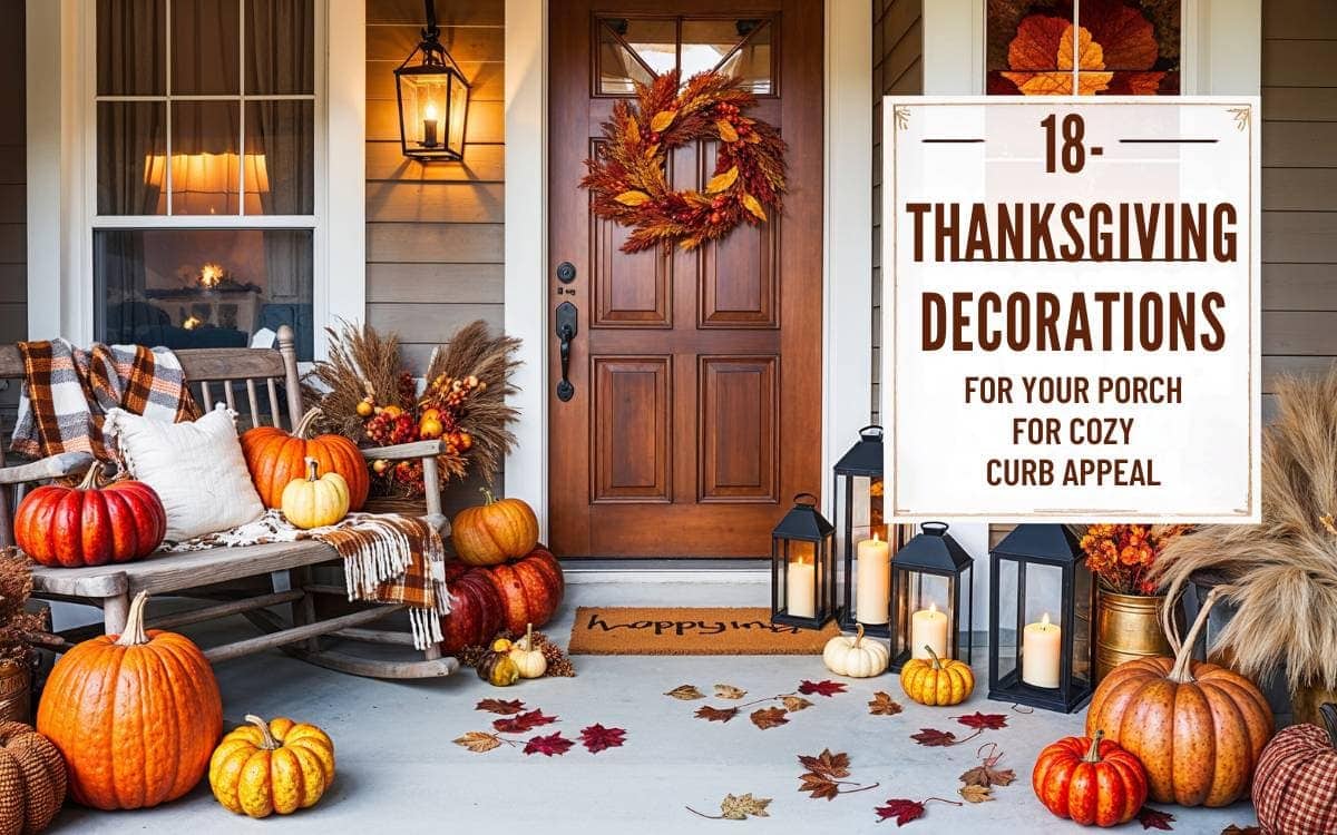 Thanksgiving Decorations for Your Porch for Cozy Curb Appeal