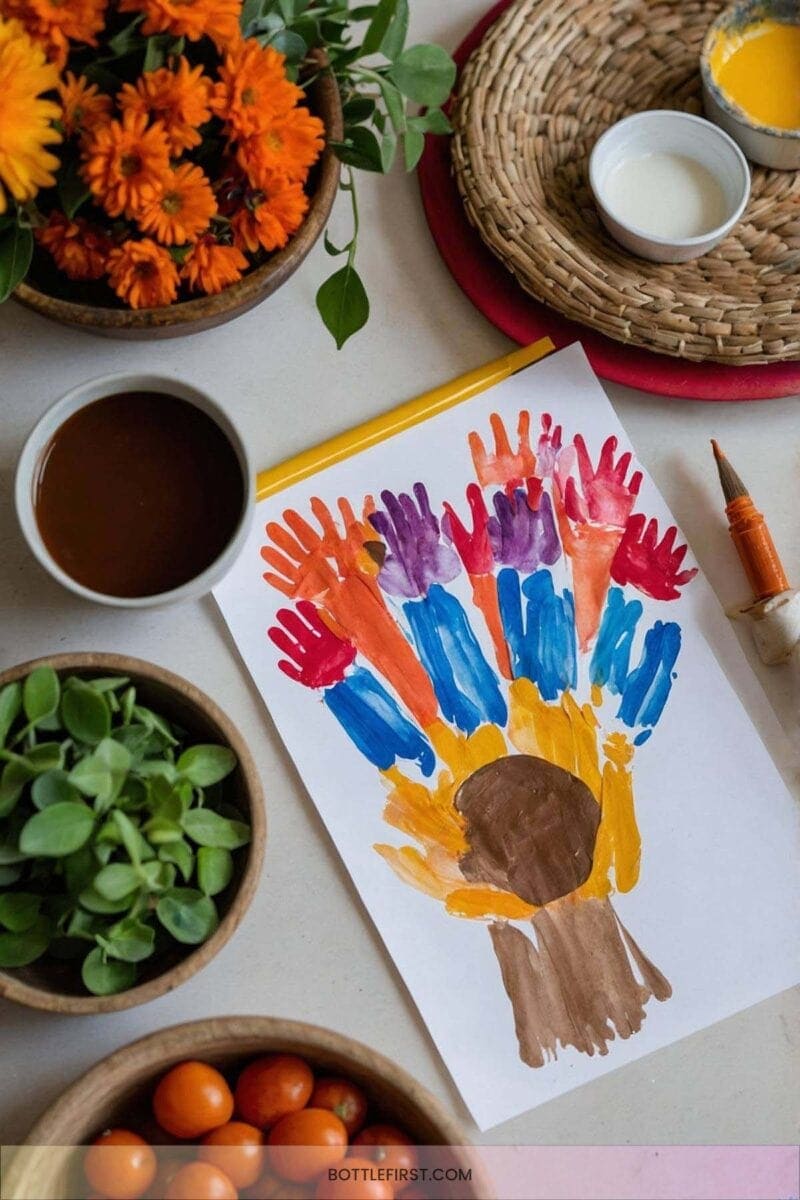 19. Turkey Handprint Art 2