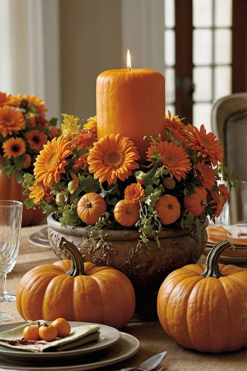 Pumpkin Display Arrangements ()