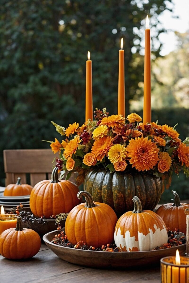 Pumpkin Display Arrangements ()