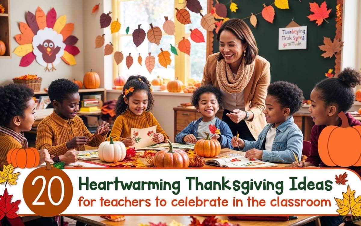 20 Heartwarming Thanksgiving Ideas for Teachers to Celebrate in the Classroom