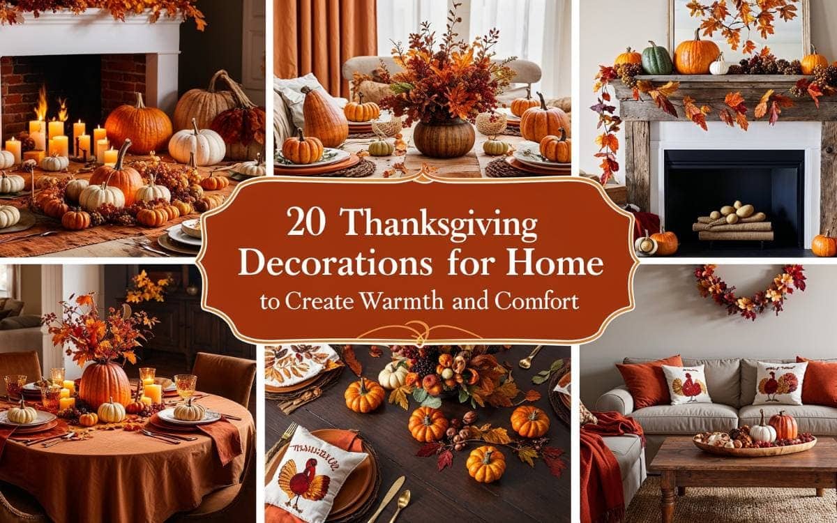Thanksgiving Decorations for Home to Create Warmth and Comfort