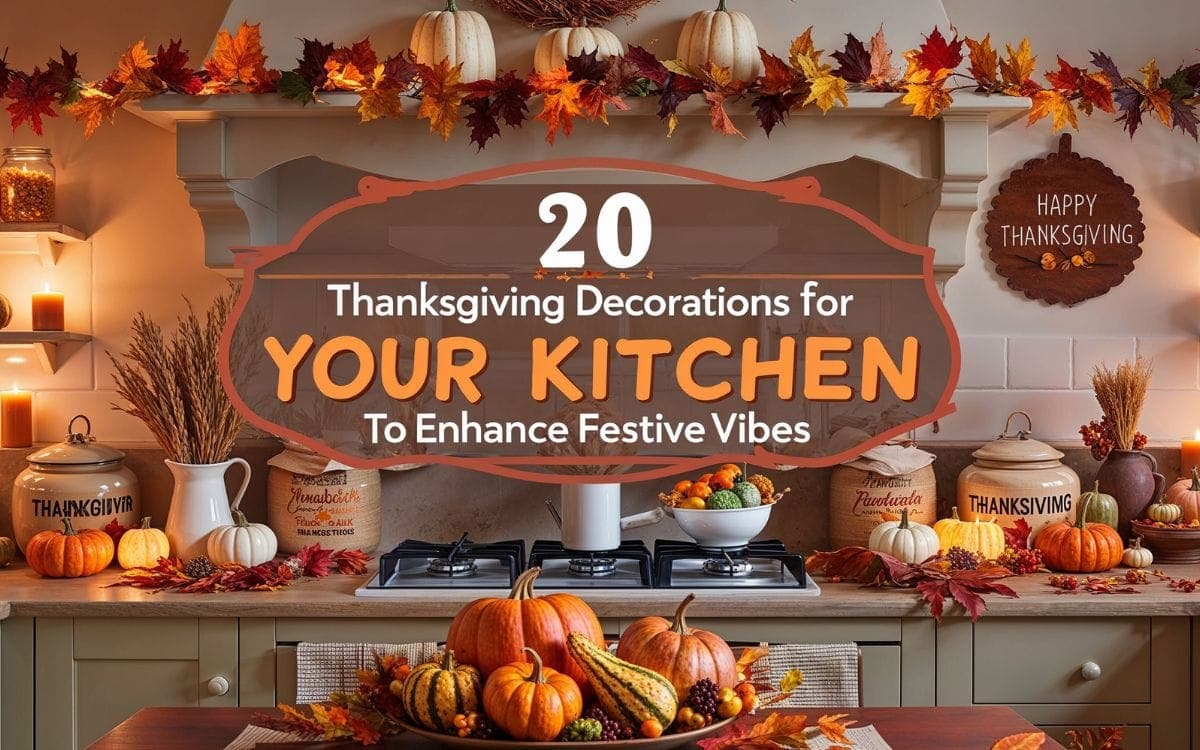 20 Thanksgiving Decorations for Your Kitchen to Enhance Festive Vibes