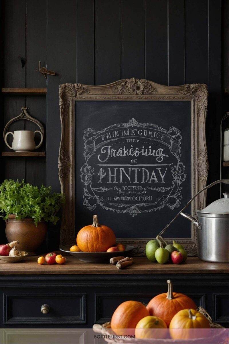 20. Vintage Kitchen Chalkboard 1