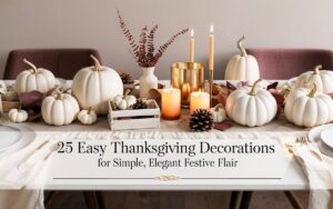 Easy Thanksgiving Decorations for Simple Elegant Festive Flair