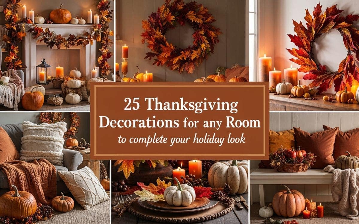 25 Thanksgiving Decorations for Any Room to Complete Your Holiday Look