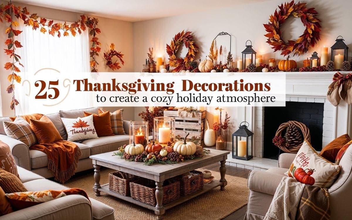 25 Thanksgiving Decorations for Indoors to Create a Cozy Holiday Atmosphere