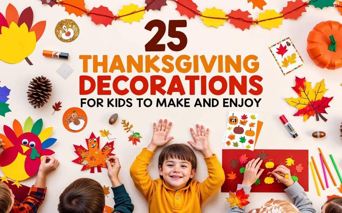 Thanksgiving Decorations for Kids to Make and Enjoy