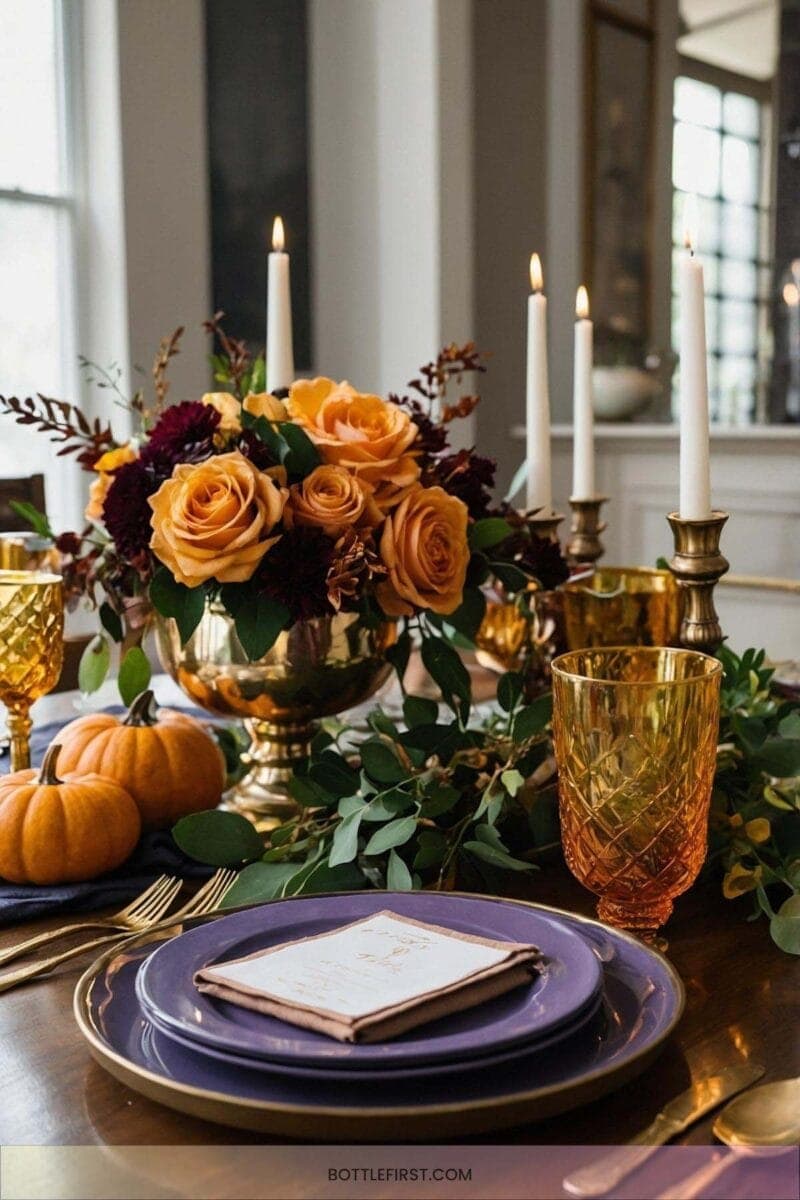 thanksgiving ideas decorating fall table - 9