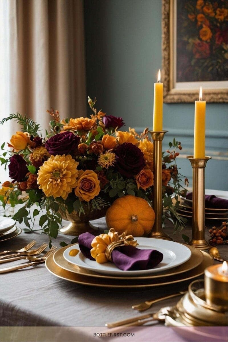thanksgiving ideas decorating fall table - 10