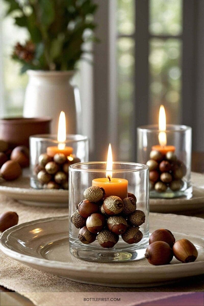 6. Acorn Candle Holders 2