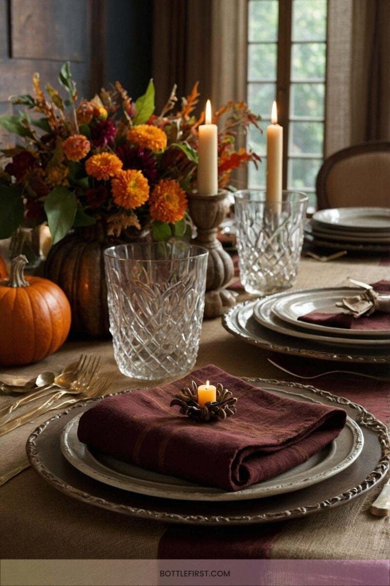 thanksgiving ideas decorating fall table - 12