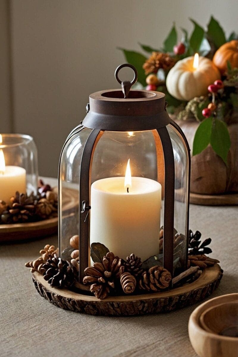 Rustic Candle Holders ()