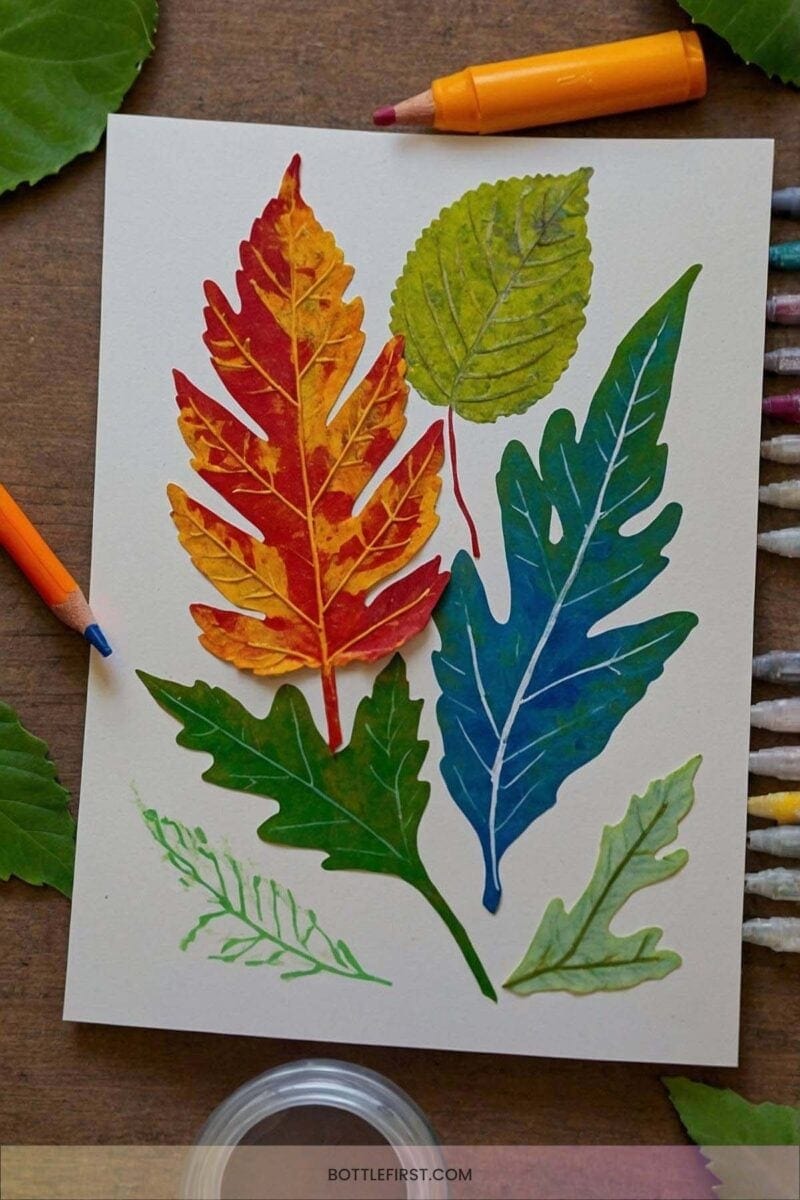 7. Leaf Rubbing Art 2