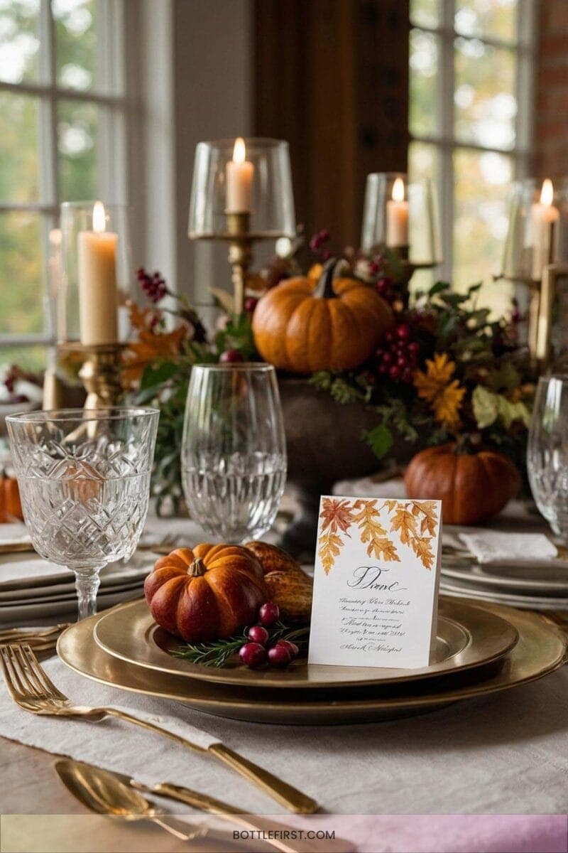 thanksgiving ideas decorating fall table - 16