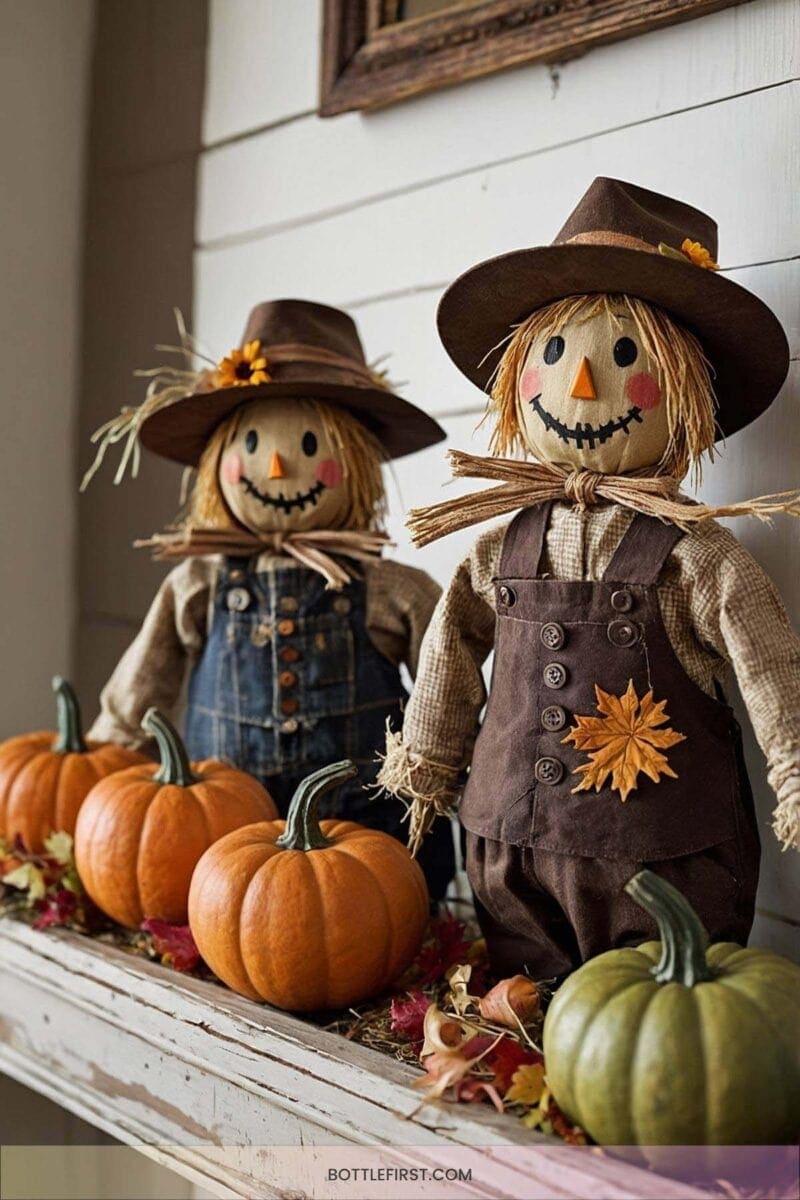 9. Miniature Scarecrow Decor 1