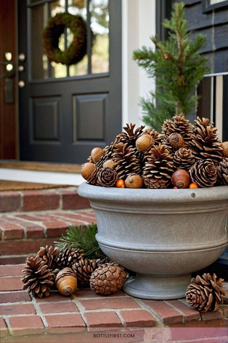 Acorn and Pinecone Decor