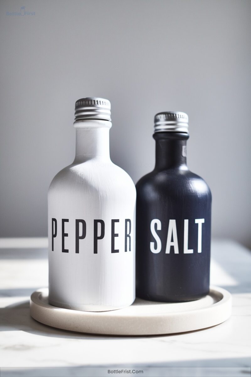 Making Chic Salt and Pepper Shakers