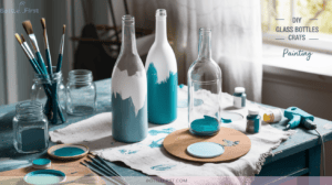 DIY Glass Bottle Painting Crafts Turn Trash into Masterpieces