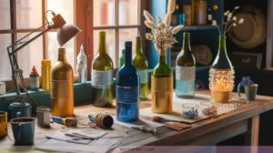 Impressive Large Wine Bottle Crafts for Statement Decor