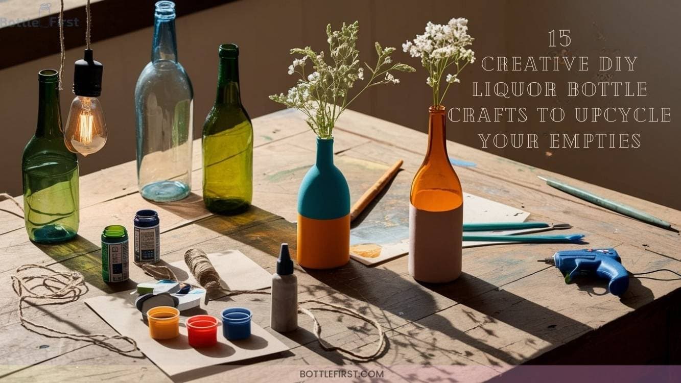 Creative DIY Liquor Bottle Crafts to Upcycle Your Empties