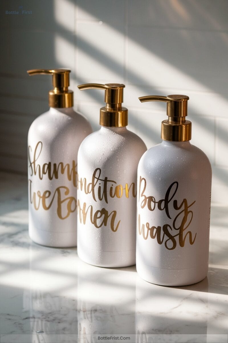 Bathroom Storage Bottles